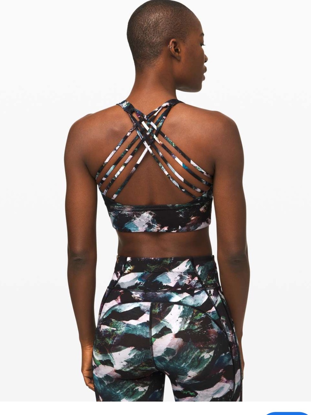 lululemon athletica Multicolor Strappy Sports Bra